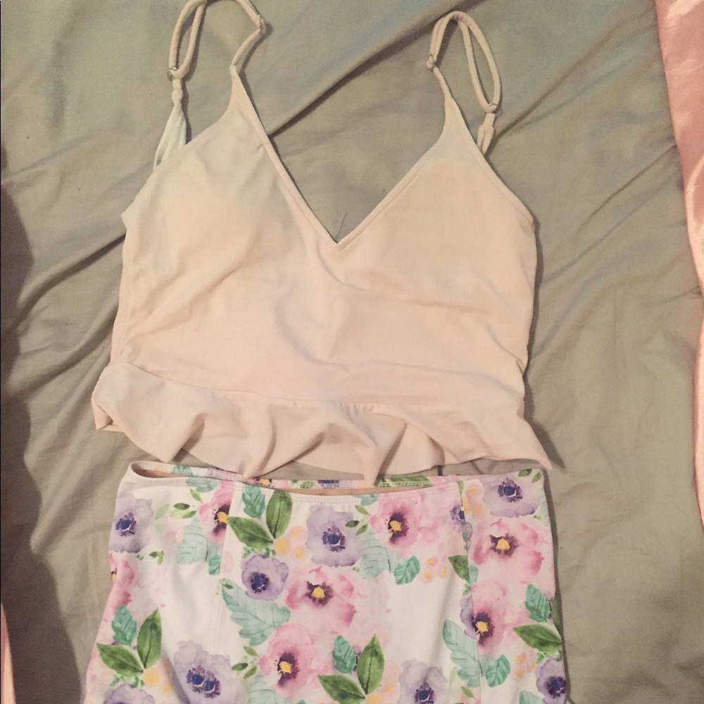 Kortni Jeane blush pink scoop back top